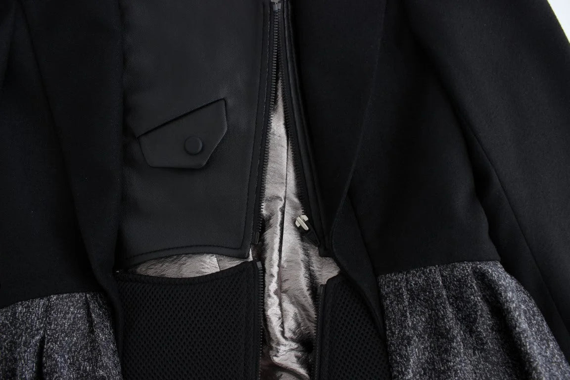 KAALE SUKTAE Black Short Blazer Coat Biker Jacket - IT38|XS - Coats & Jackets