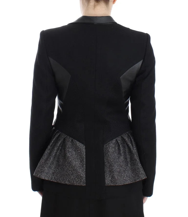 KAALE SUKTAE Black Short Blazer Coat Biker Jacket - IT38|XS - Coats & Jackets