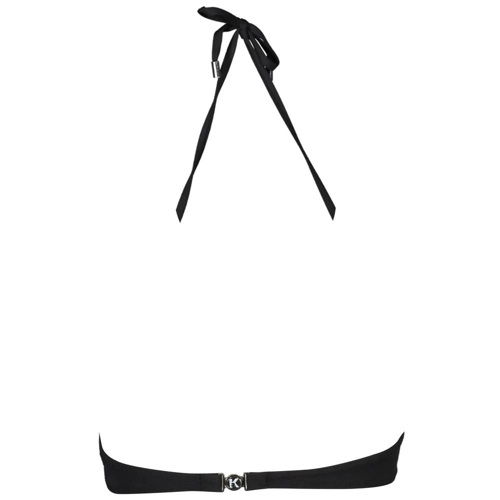 Karl Lagerfeld Black Elastane Swimwear - XS