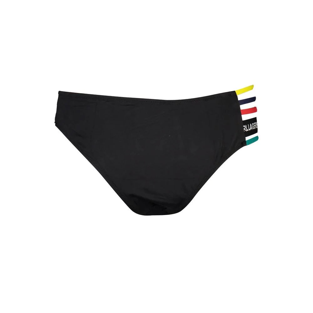 Karl Lagerfeld Black Elastane Swimwear - XS