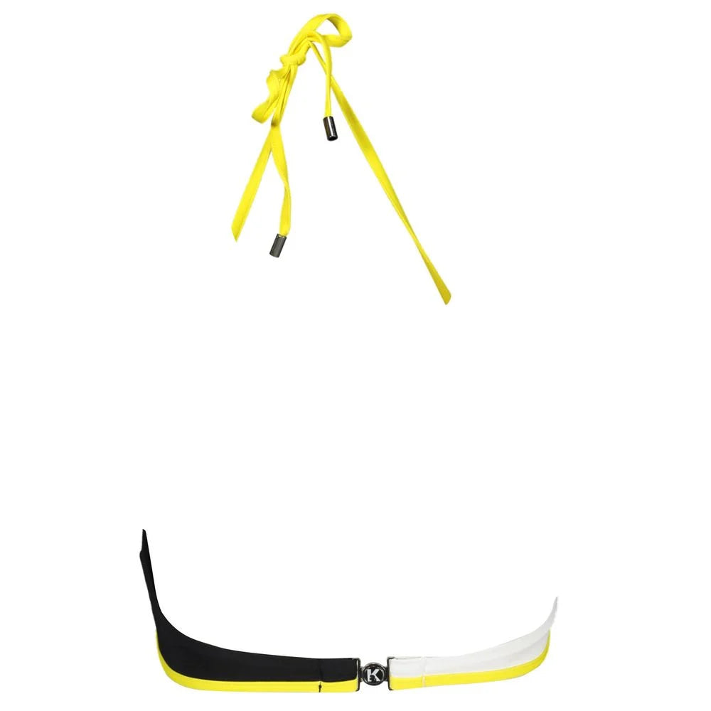 Karl Lagerfeld Black Elastane Swimwear - XS