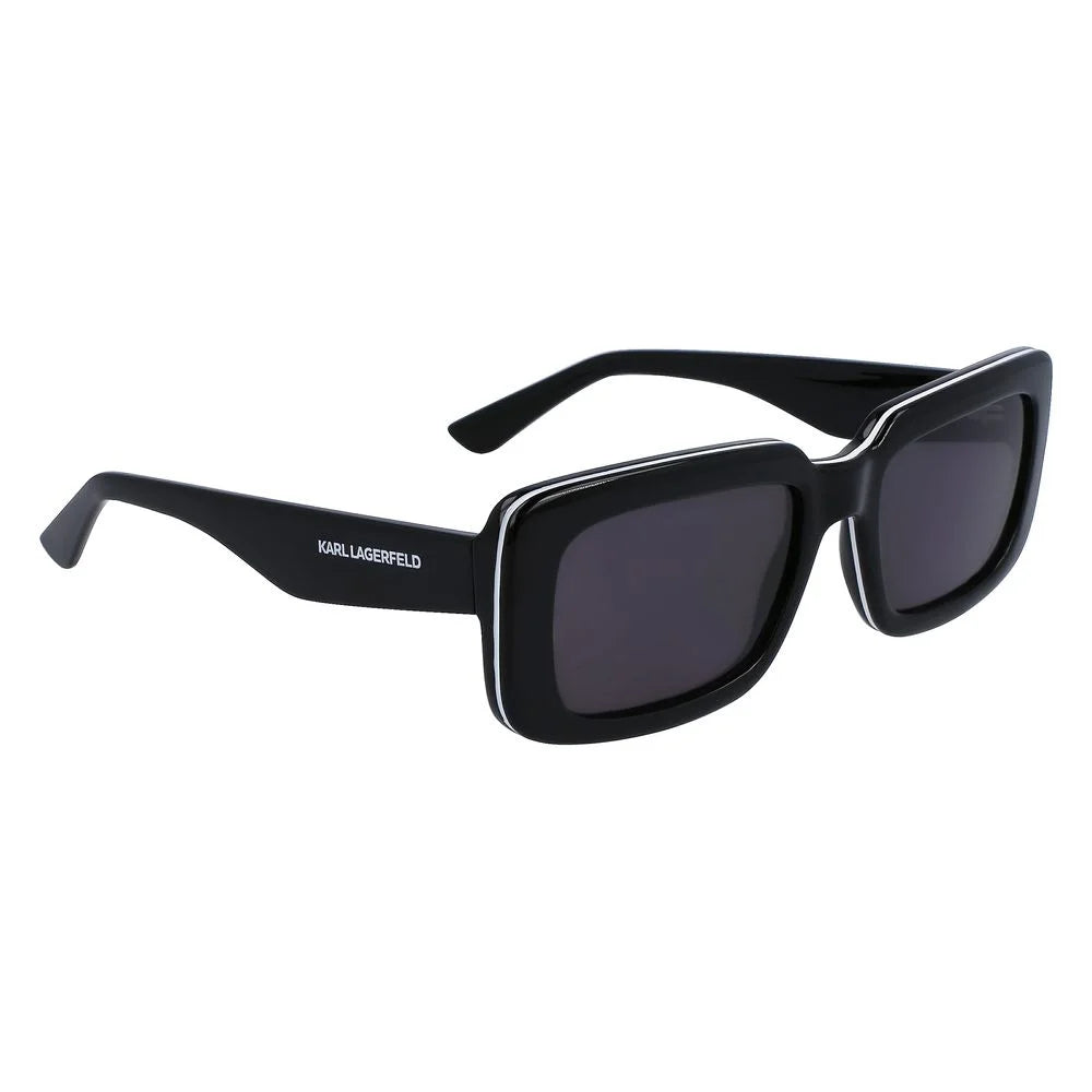 Karl Lagerfeld Black Injected Sunglasses - Sunglasses
