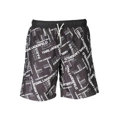 Karl Lagerfeld Black Polyester Swimwear - S