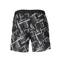 Karl Lagerfeld Black Polyester Swimwear - S