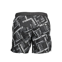 Karl Lagerfeld Black Polyester Swimwear - S - Boardshorts