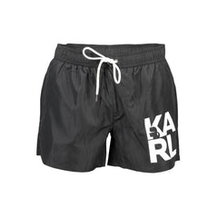 Karl Lagerfeld Black Polyester Swimwear - S - Swim Boxers