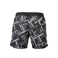 Karl Lagerfeld Black Polyester Swimwear - S - Swim Boxers