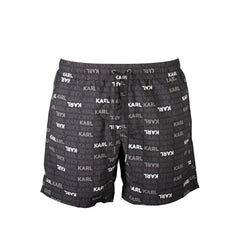 Karl Lagerfeld Black Polyester Swimwear - S - Swim Boxers