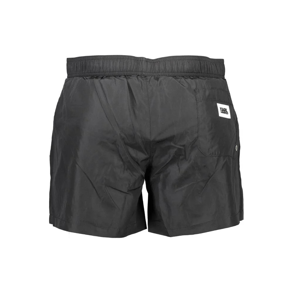 Karl Lagerfeld Black Polyester Swimwear - S - Swim Boxers