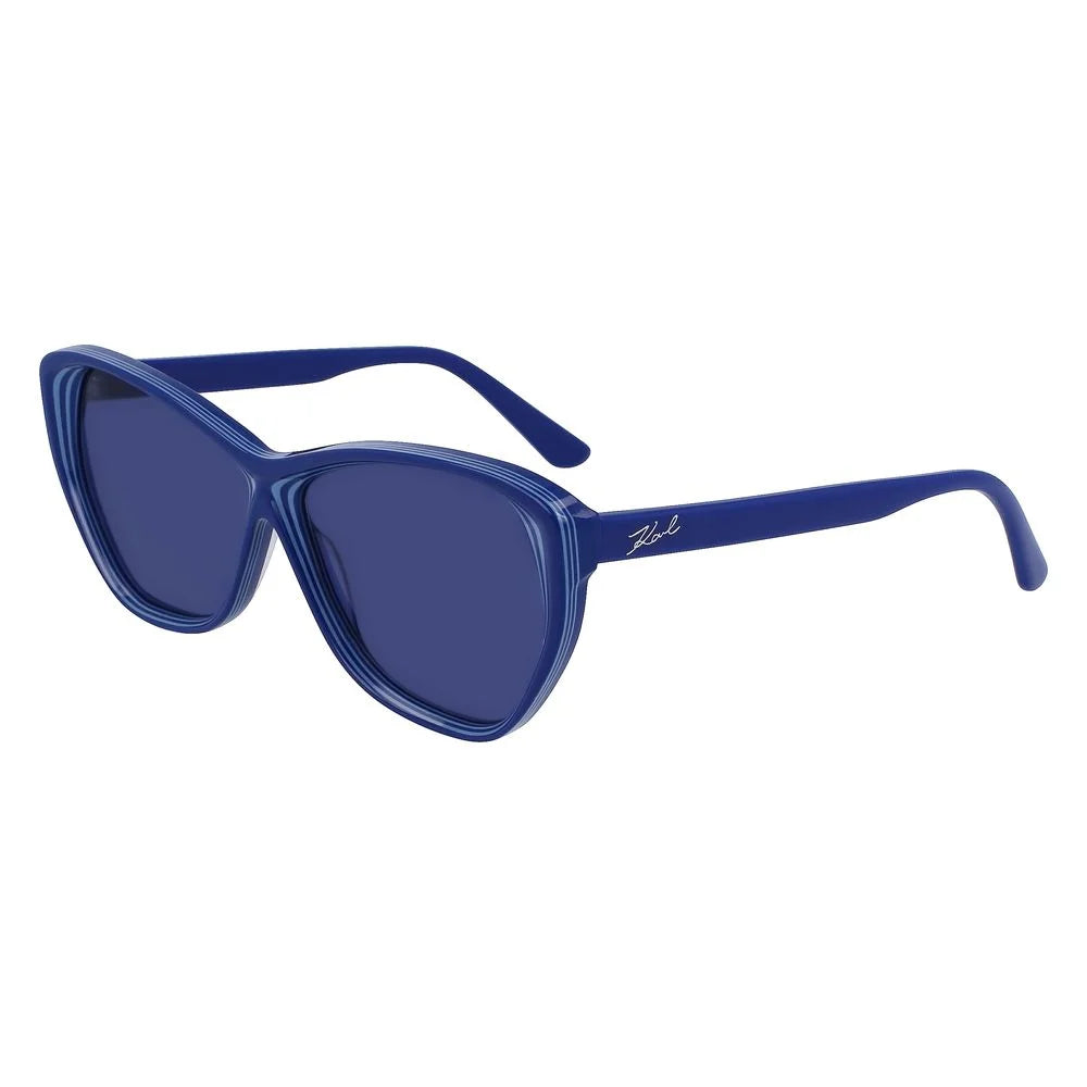 Karl Lagerfeld Blue Acetate Sunglasses - Sunglasses