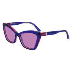 Karl Lagerfeld Blue Acetate Sunglasses - Sunglasses