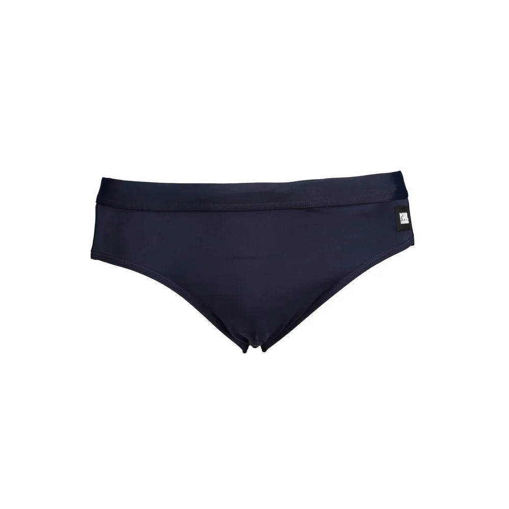 Karl Lagerfeld Blue Elastane Swimwear - S - Swim Briefs