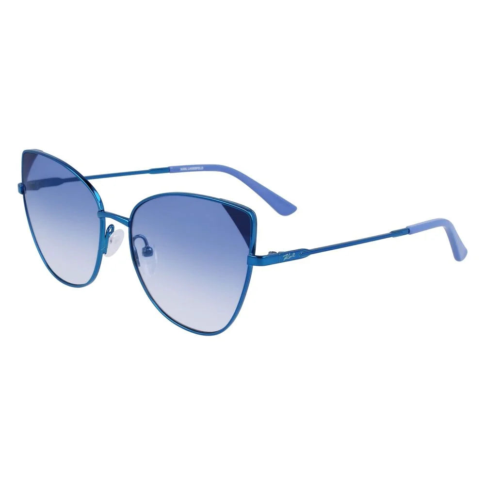 Karl Lagerfeld Blue Metal Sunglasses - Sunglasses