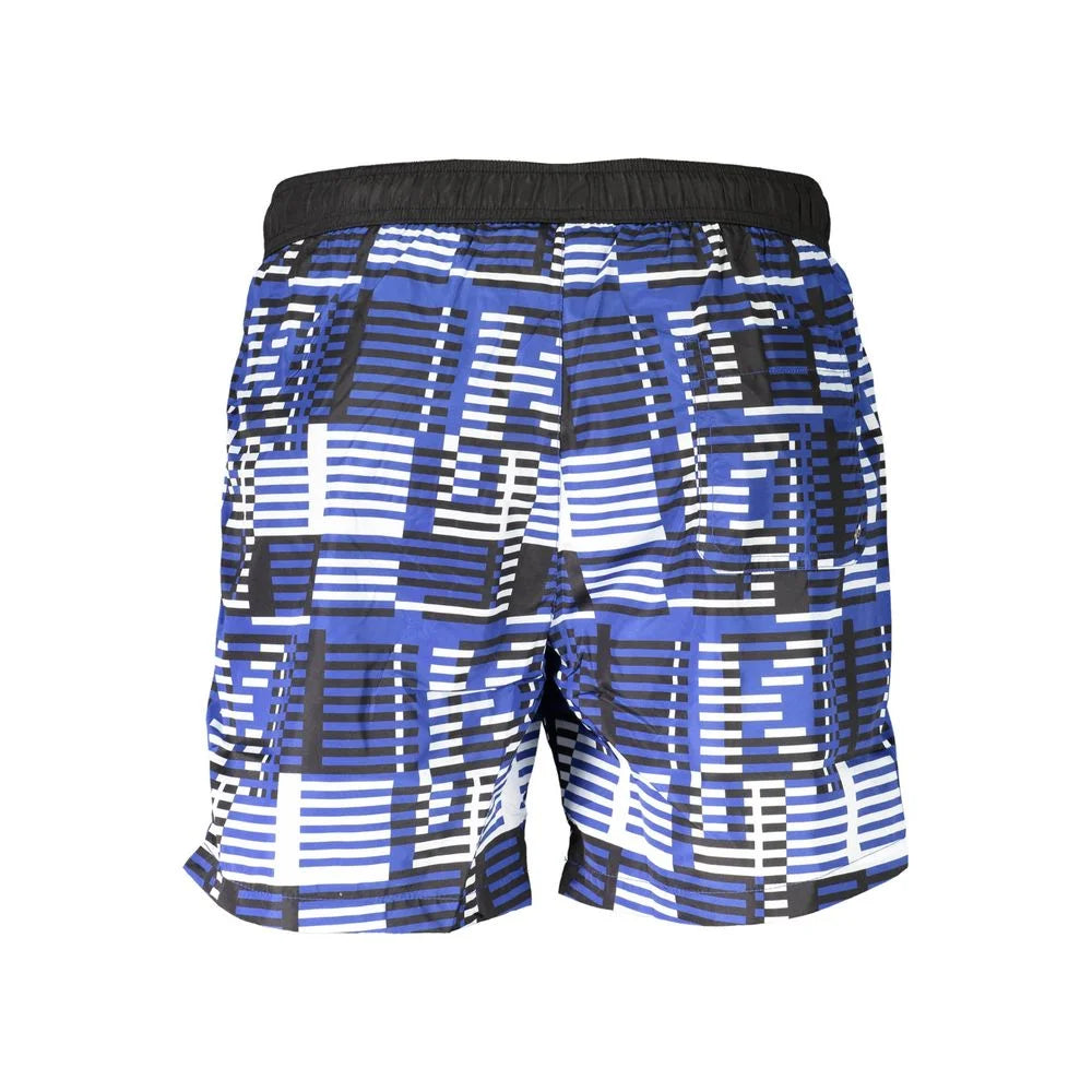 Karl Lagerfeld Blue Polyester Swimwear - Boardshorts