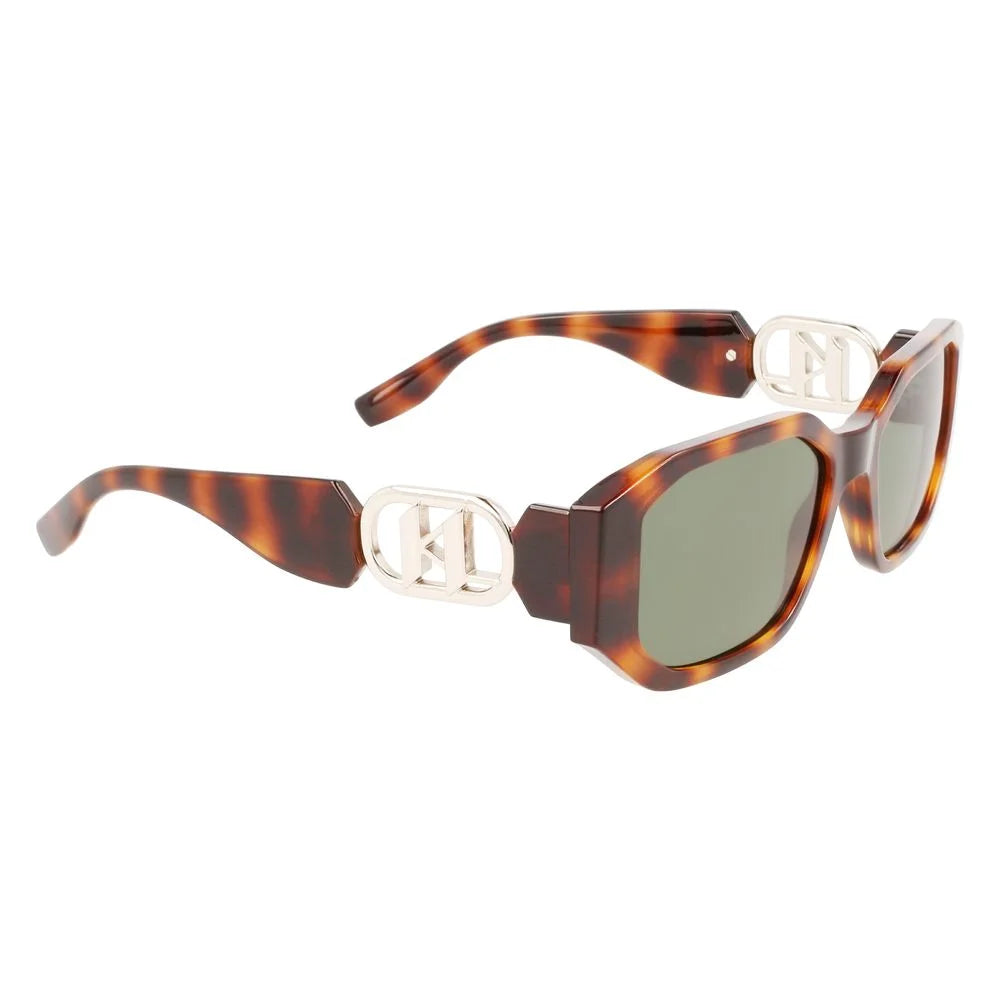 Karl Lagerfeld Brown Injected Sunglasses - Sunglasses