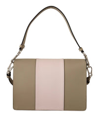 Karl Lagerfeld Chic Sage Shoulder Bag with Dual Straps - Shoulder Bags