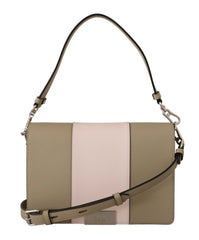 Karl Lagerfeld Chic Sage Shoulder Bag with Dual Straps - Shoulder Bags