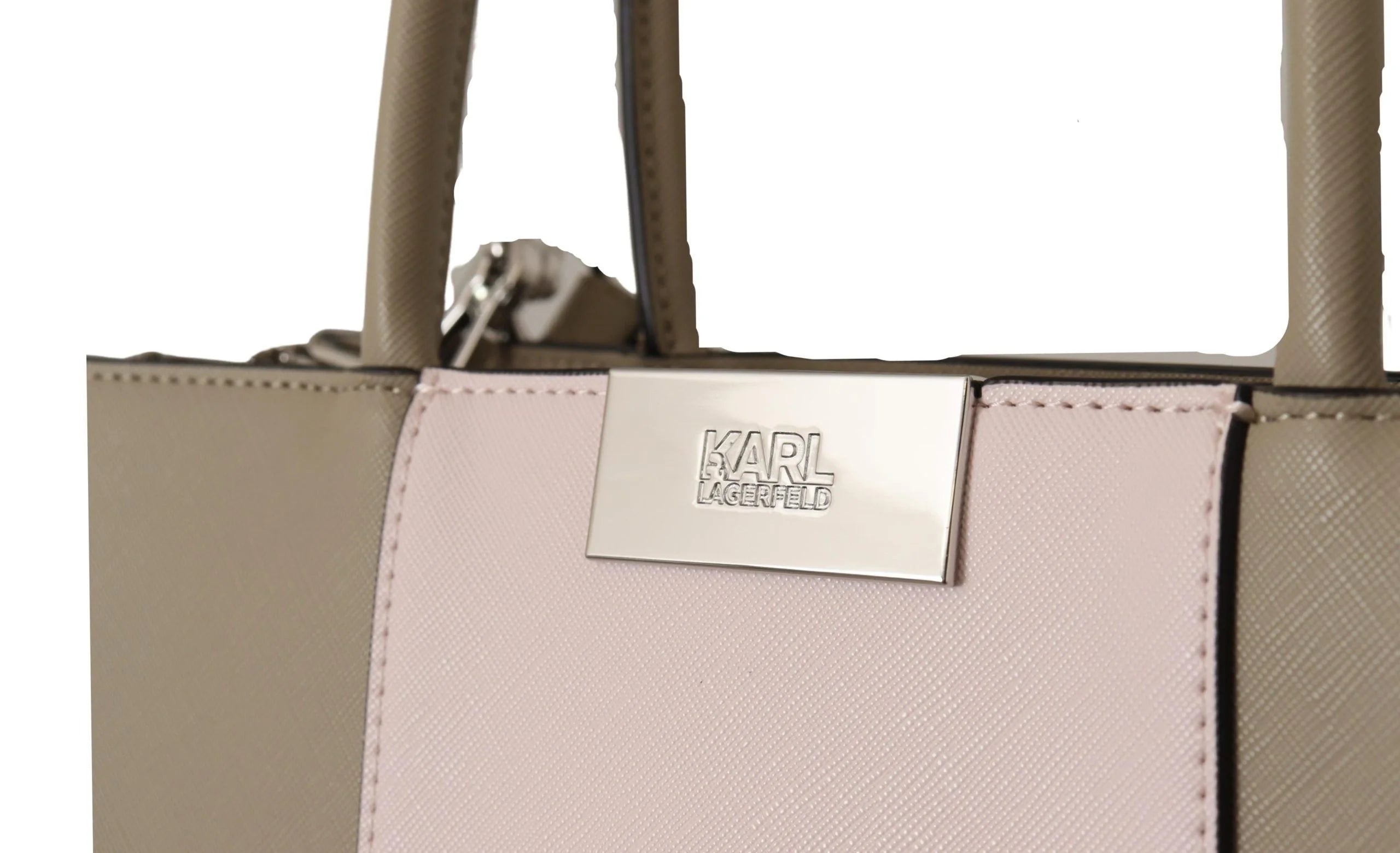 Karl Lagerfeld Elegant Sage Green Tote Shoulder Bag - Shopper Bags