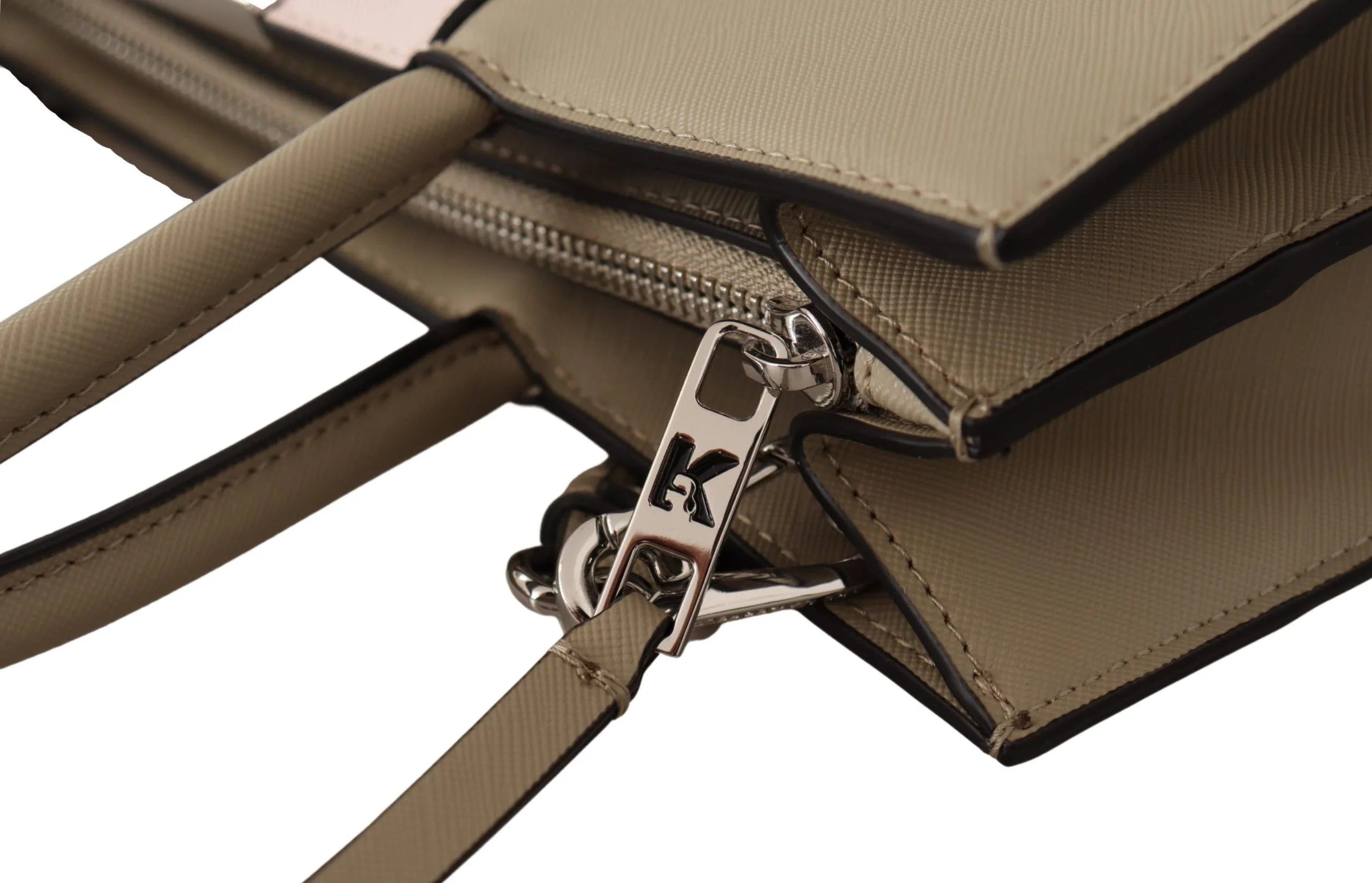 Karl Lagerfeld Elegant Sage Green Tote Shoulder Bag - Shopper Bags