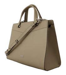 Karl Lagerfeld Enchanting Sage Green Leather Tote - Shopper Bags