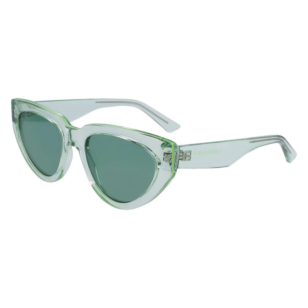 Karl Lagerfeld Green Injected Sunglasses - Sunglasses