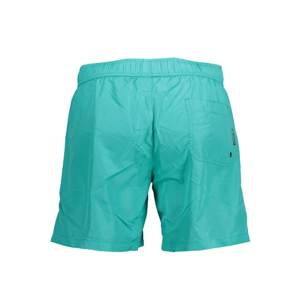 Karl Lagerfeld Green Polyester Swimwear - S - Swim Boxers