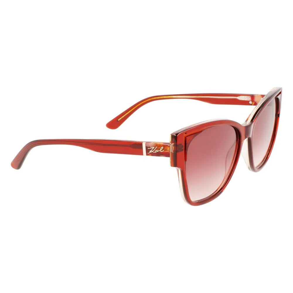 Karl Lagerfeld Orange Acetate Sunglasses - Sunglasses