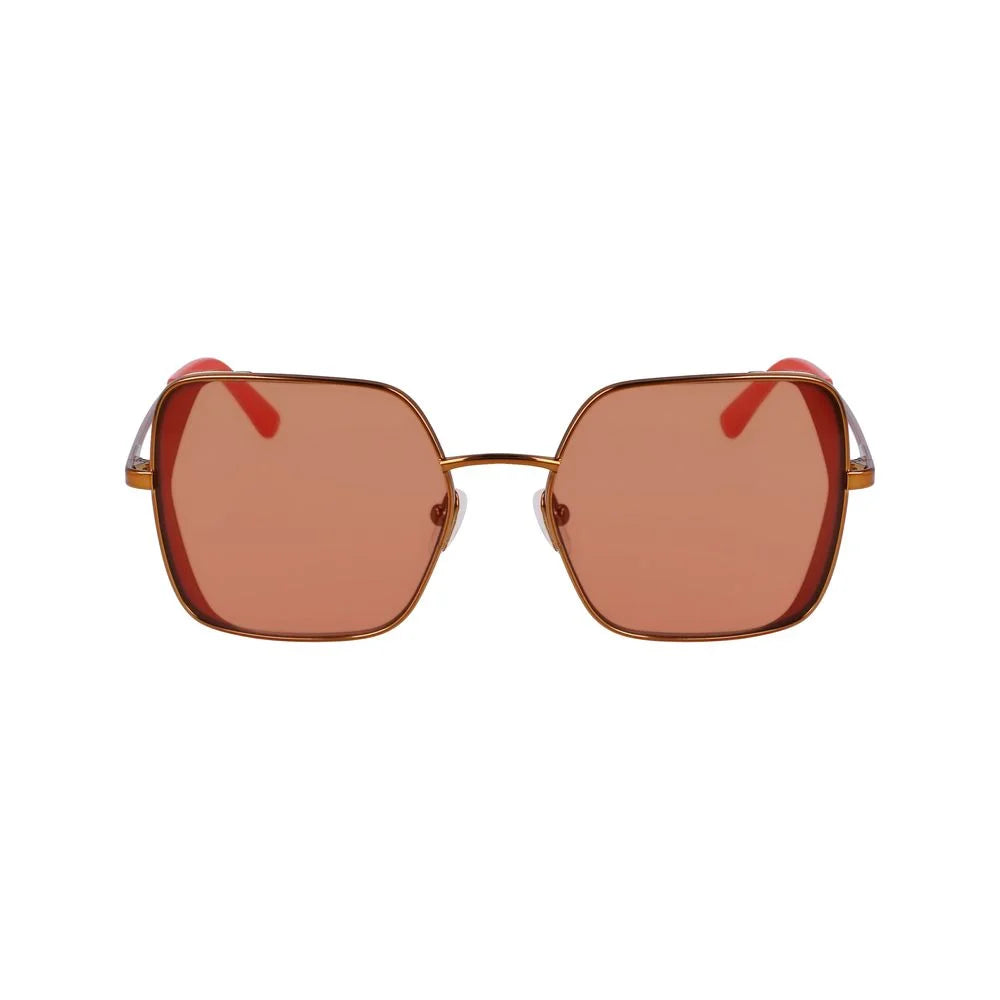 Karl Lagerfeld Orange Metal Sunglasses - Sunglasses