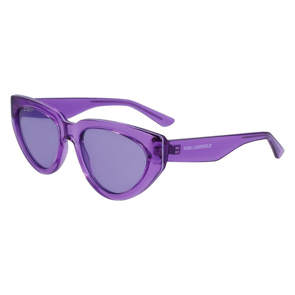 Karl Lagerfeld Purple Injected Sunglasses - Sunglasses