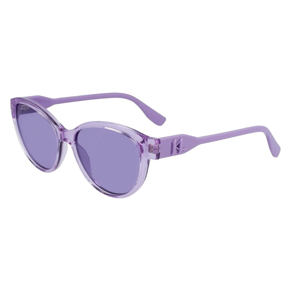 Karl Lagerfeld Purple Injected Sunglasses - Sunglasses