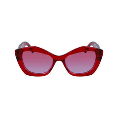 Karl Lagerfeld Red Acetate Sunglasses