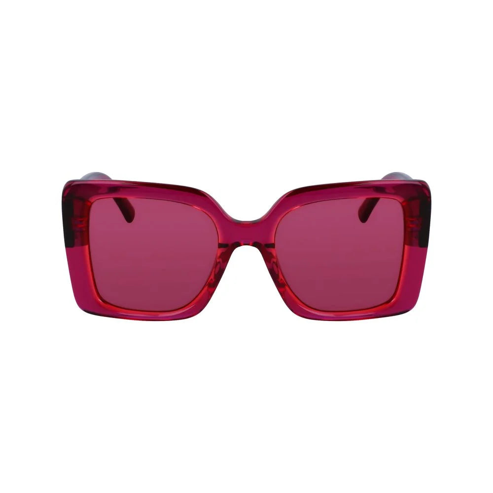 Karl Lagerfeld Red Acetate Sunglasses