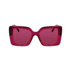 Karl Lagerfeld Red Acetate Sunglasses