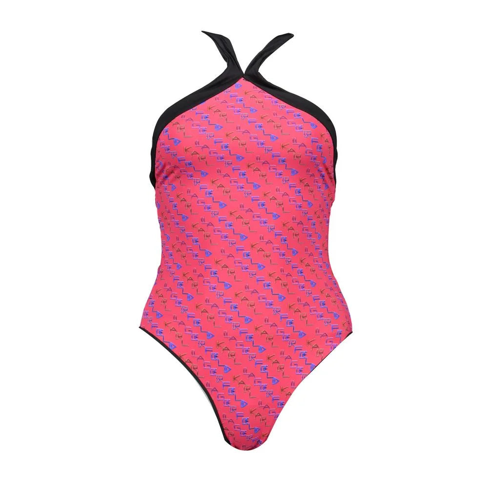 Karl Lagerfeld Red Elastane Swimwear - XS