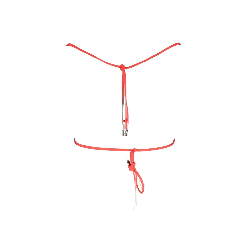 Karl Lagerfeld Red Elastane Swimwear - XS - Classic Bikinis