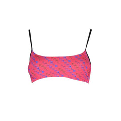 Karl Lagerfeld Red Elastane Swimwear - XS - Swimwear Tops