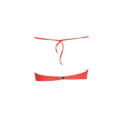 Karl Lagerfeld Red Elastane Swimwear - XS - Swimwear Tops