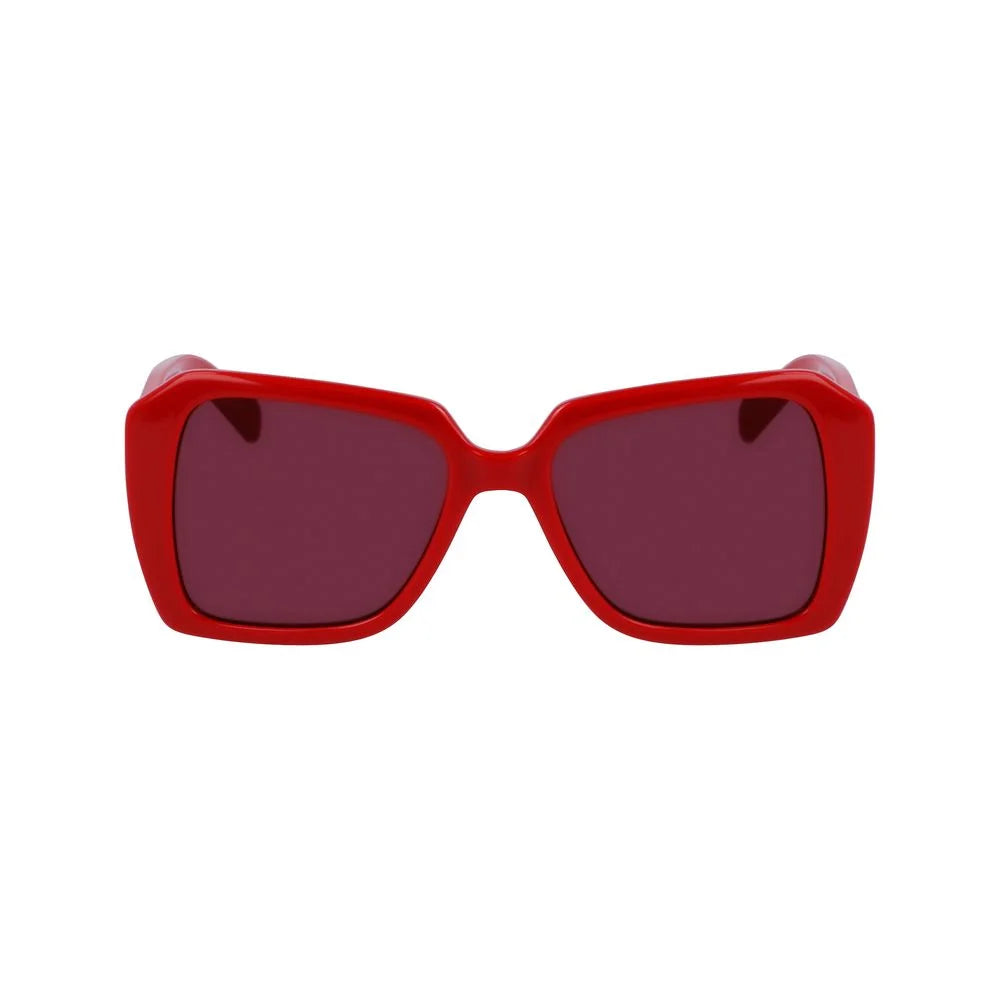 Karl Lagerfeld Red Injected Sunglasses