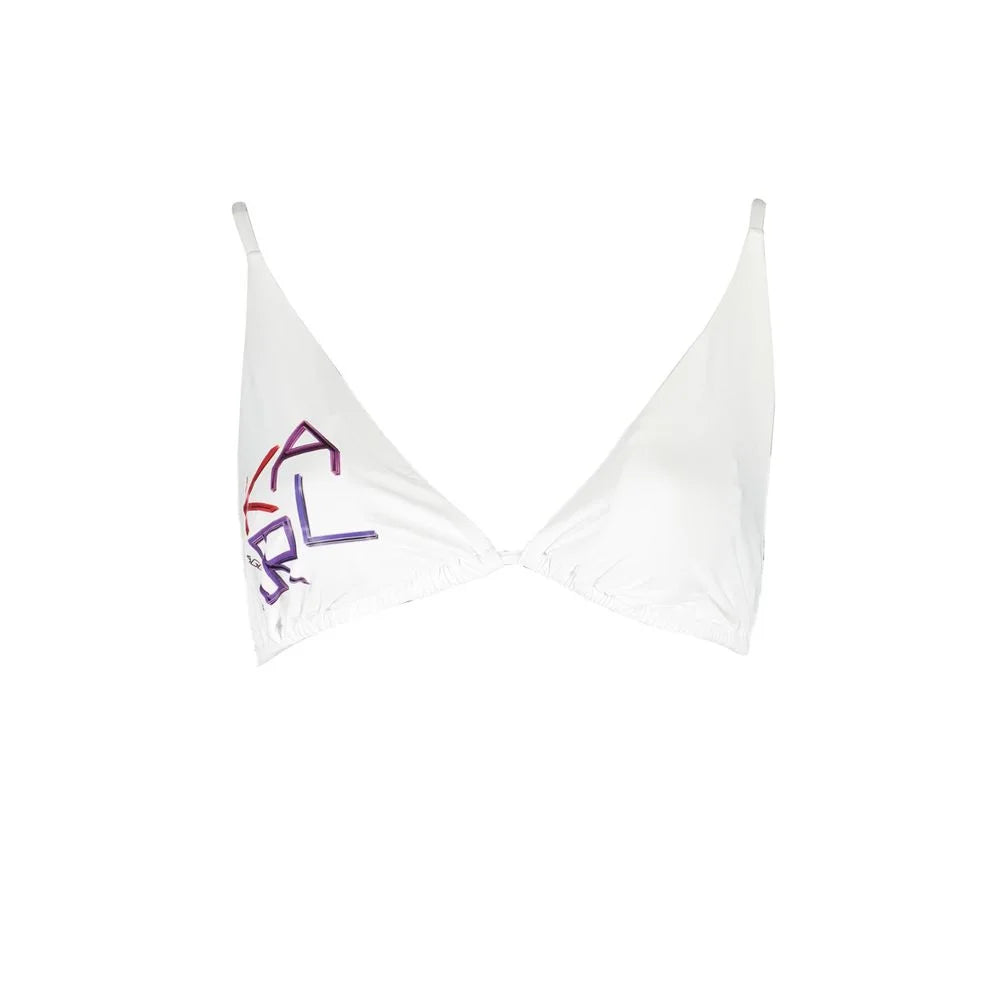 Karl Lagerfeld White Elastane Swimwear - XS - Classic Bikinis