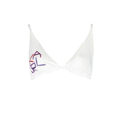 Karl Lagerfeld White Elastane Swimwear - XS - Classic Bikinis
