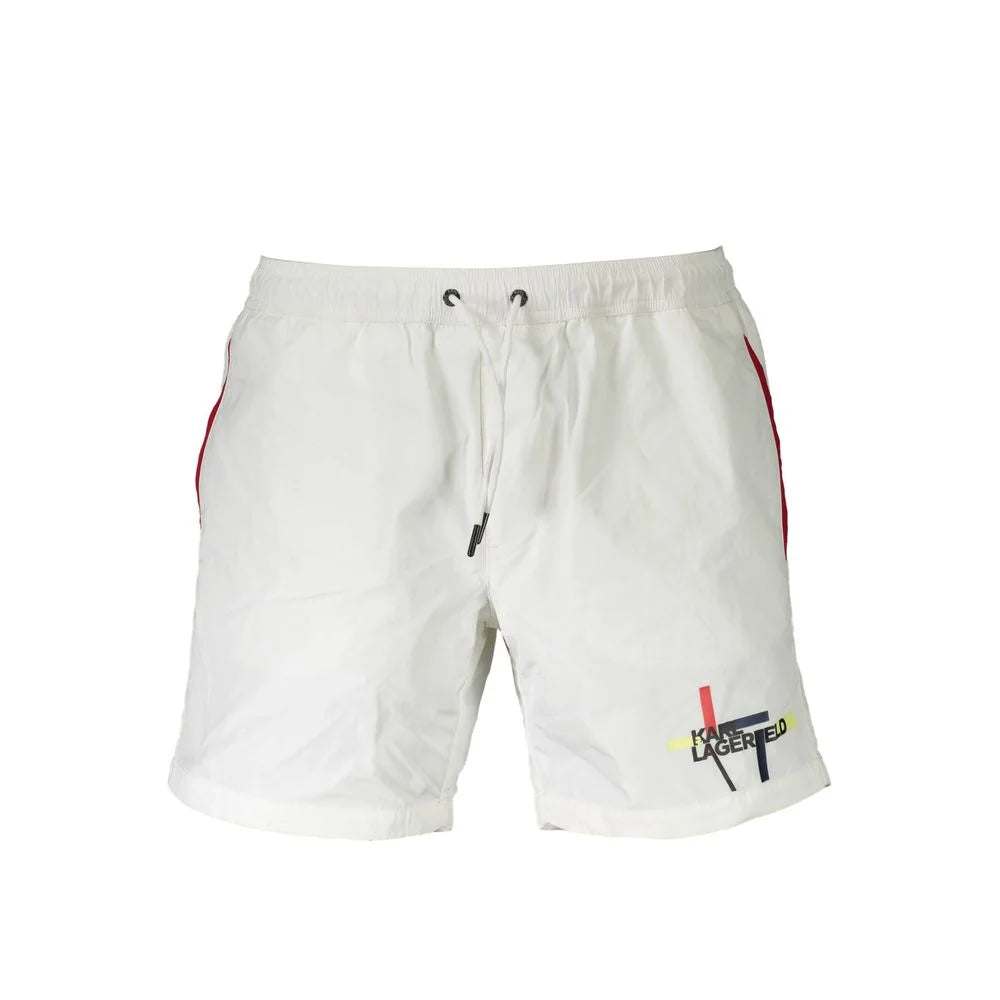 Karl Lagerfeld White Polyester Swimwear - S