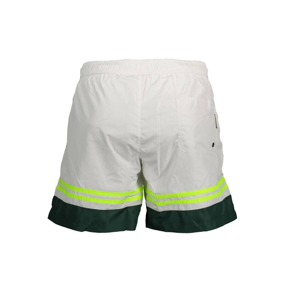 Karl Lagerfeld White Polyester Swimwear - Swim Boxers