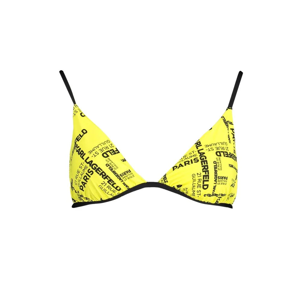 Karl Lagerfeld Yellow Elastane Swimwear - XS