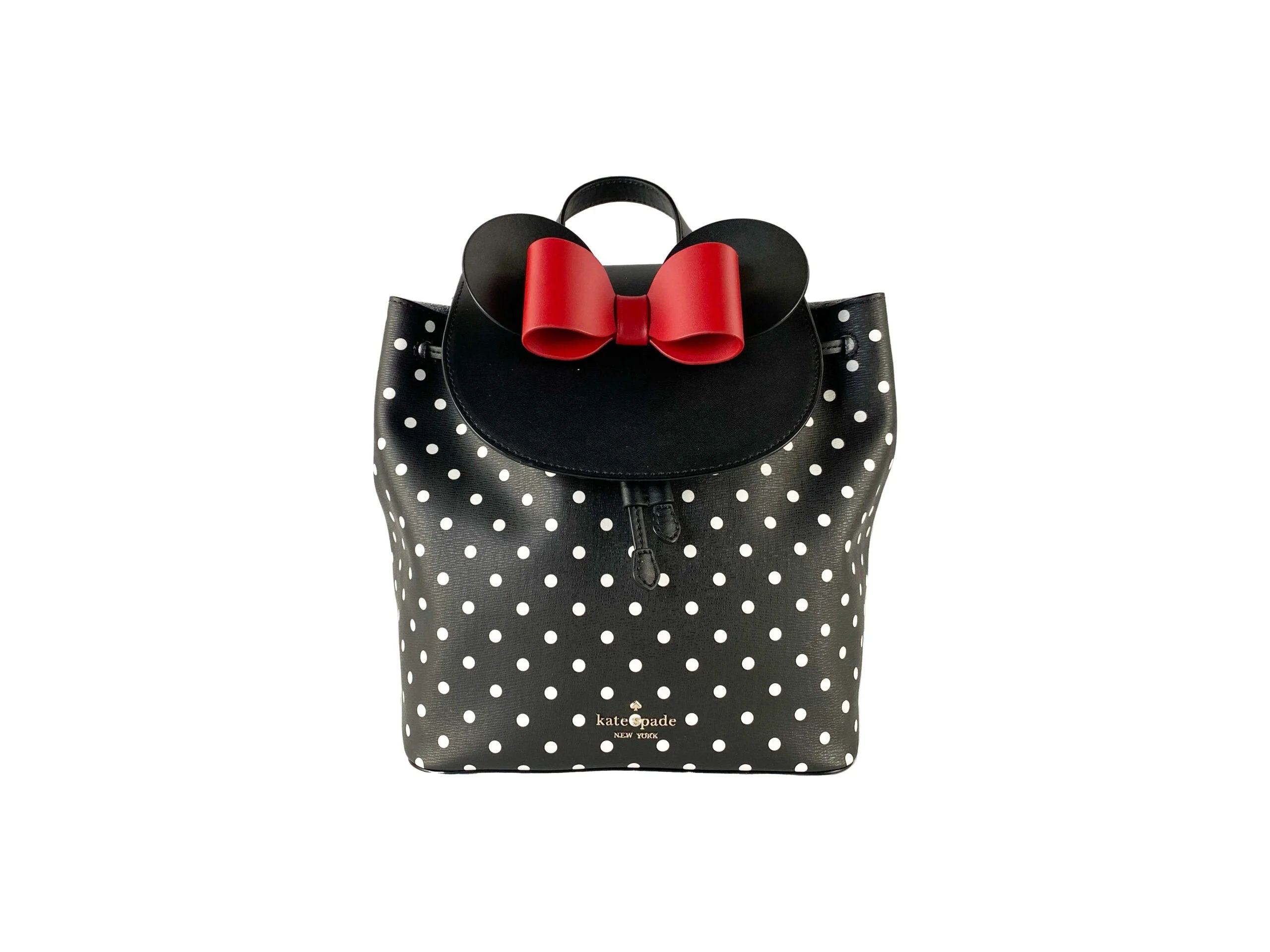 Kate Spade Disney Minnie Mouse Medium Leather Backpack Bookbag Bag - Backpacks