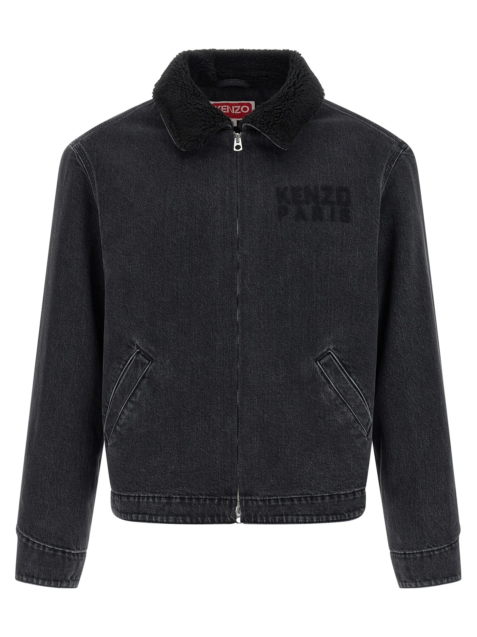 Kenzo Black Cotton Denim Jacket - XL