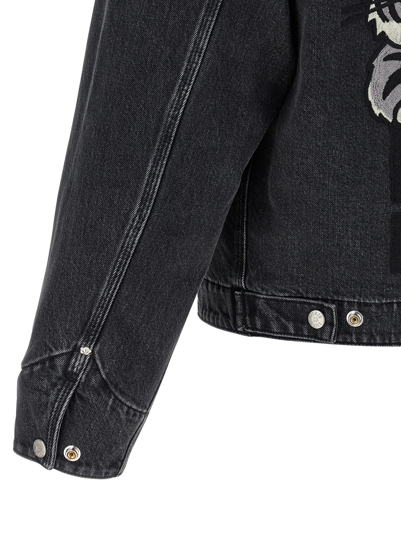 Kenzo Black Cotton Denim Jacket - XL