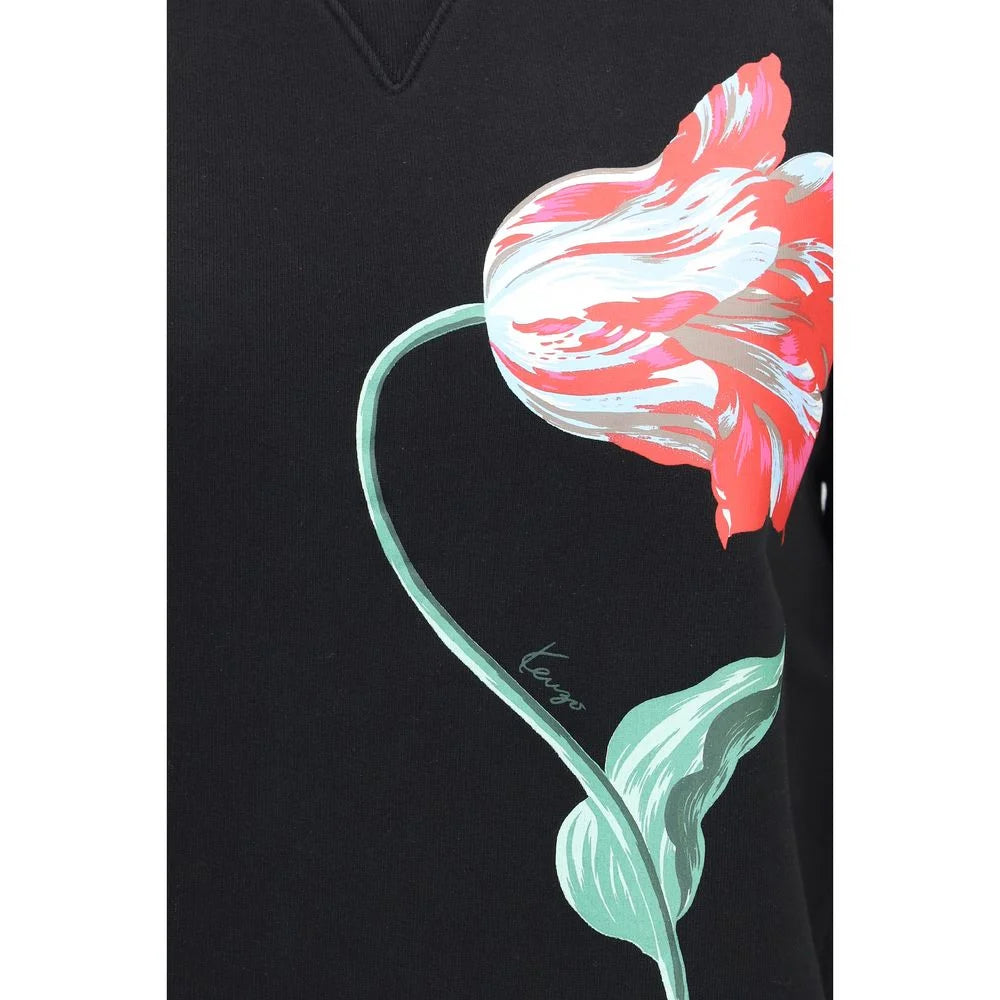 Kenzo Black Cotton Sweatshirt