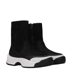 Kenzo Black Leather Ankle Boots - Boots