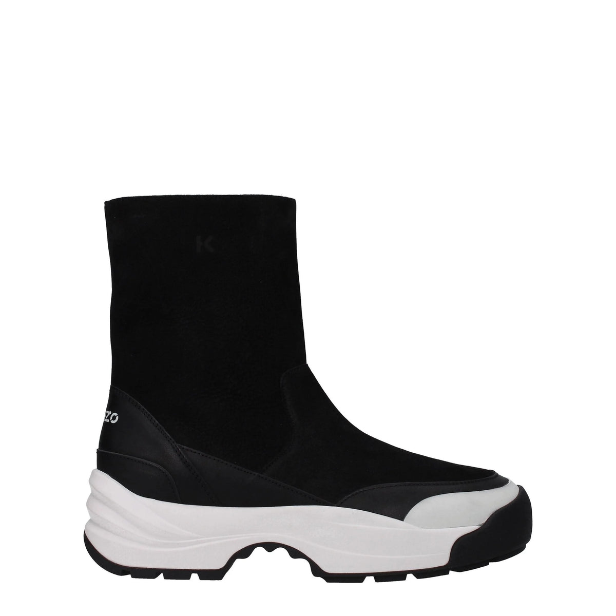 Kenzo Black Leather Ankle Boots - Boots