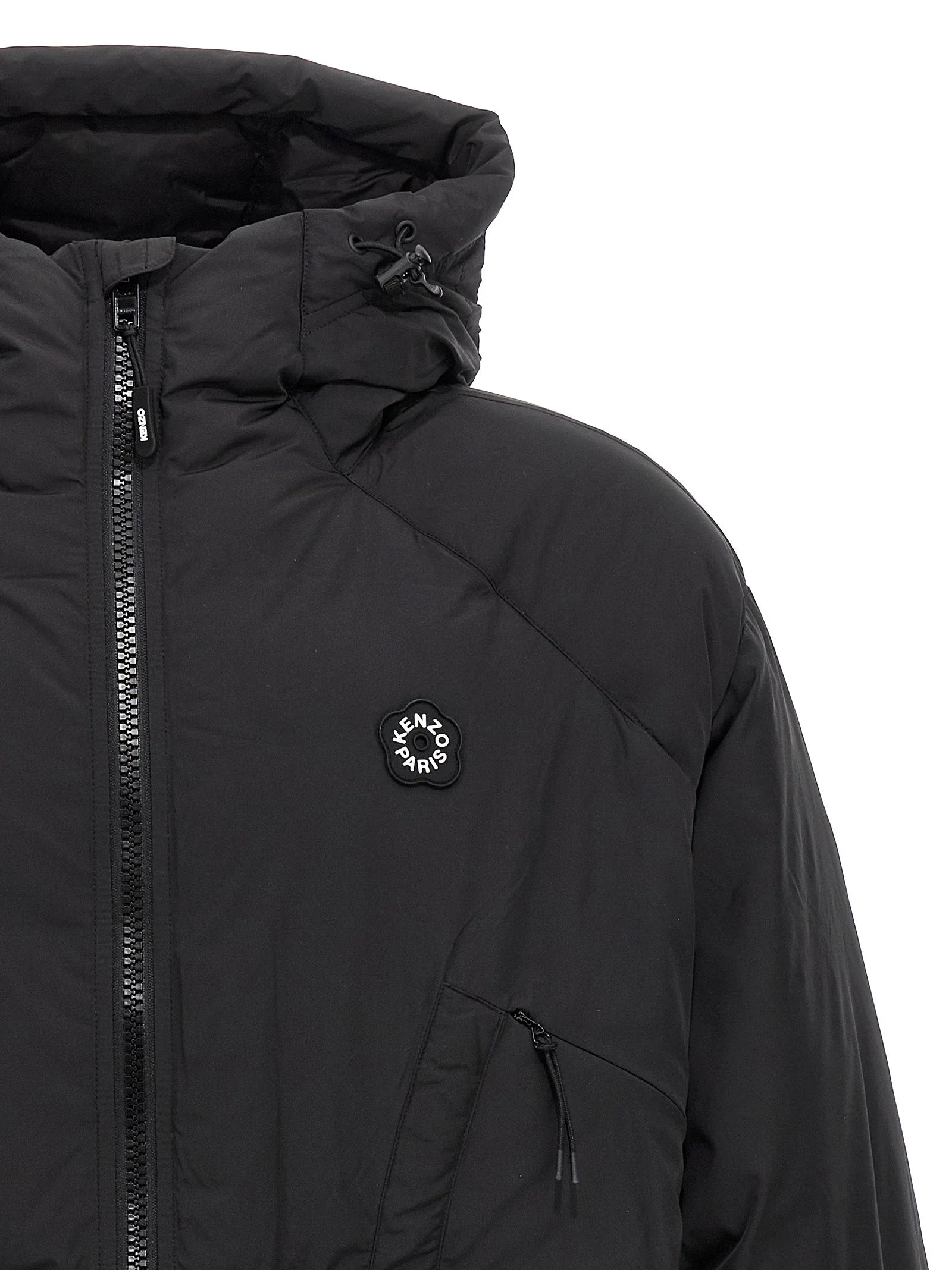 Kenzo Black Polyester Shell Jacket - XL